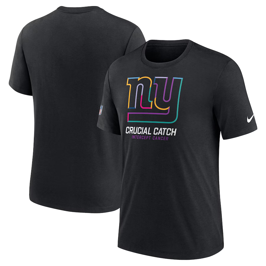 Men New York Giants 2024 Nike NFL black T shirts 2